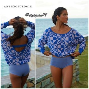 NWT, Anthropologie, Daily Practice by Anthropologie Slouchy Boat Neck Sw…